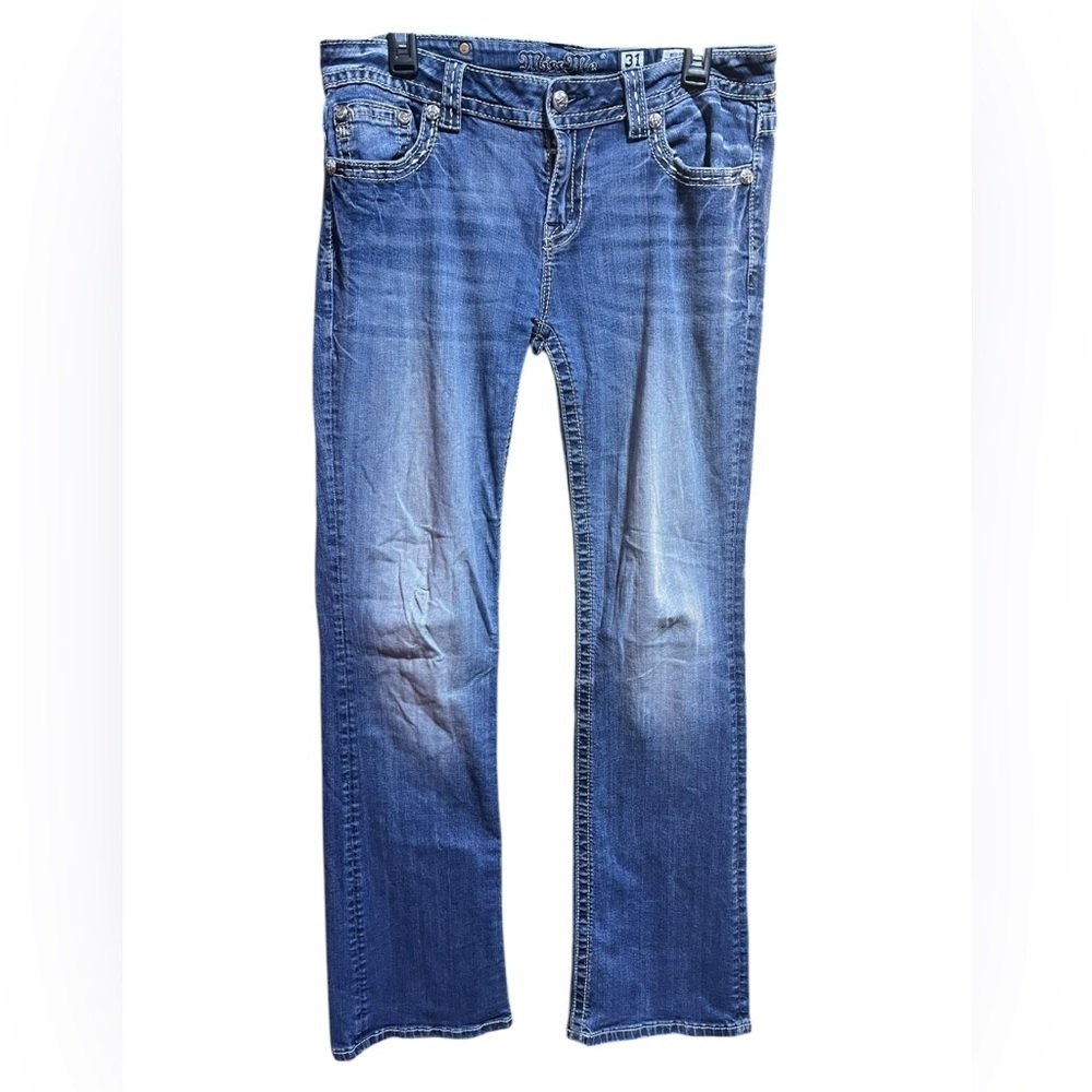 Miss Me mid-rise bootcut jeans. EUC